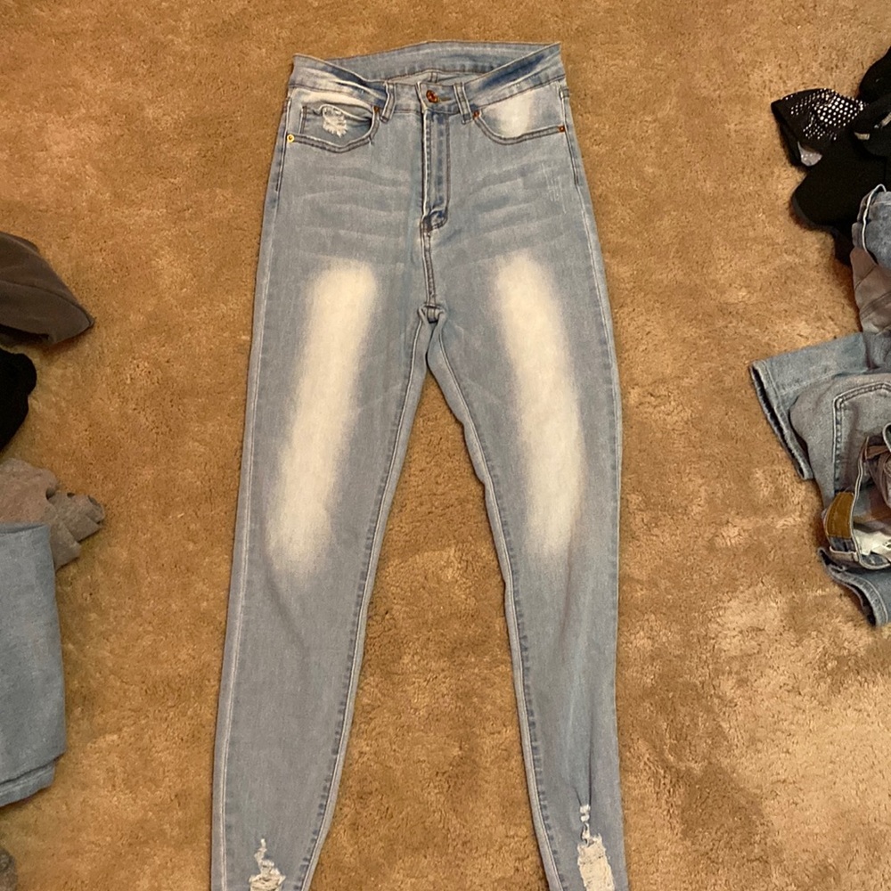 Light Blue Skinny Jeans